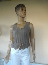 PULL TUNIQUE TRICOT DENTELLE