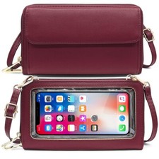 Sac Téléphone Portable Femme Portefeuille RFID Blocage Sacs Bandoulière Femme...