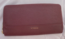 ** Le Tanneur ** pour Françoise Saget portefeuille-porte-monnaie en simili cuir