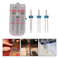 Pack de 3 aiguilles jumelles