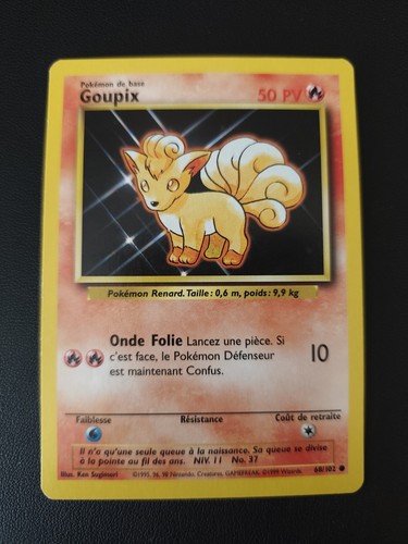 Carte pokemon goupix 102 - pokemon,