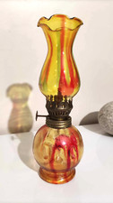 lampe à huile verre éclat de