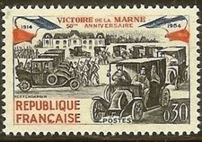 FRANCE STAMP TIMBRE N° 1429 " TAXI DE LA MARNE " NEUF xx TTB