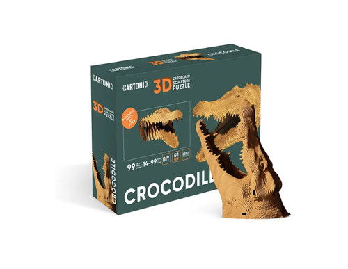 Crocodile cardboard wall 3d - -,