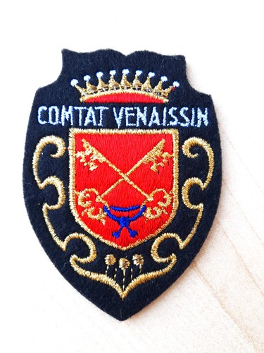 Ecusson patch comtat venaissin - comtat,