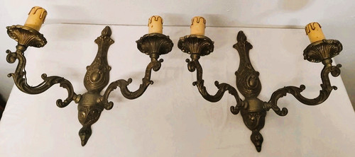 Ancienne paire appliques - paire, d'appliques