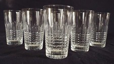 6 verres à vin de champagne - cristal de Baccarat - modèle Nancy - signés