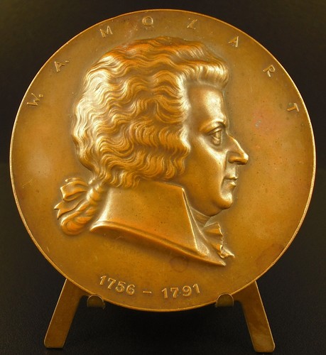 Medaille wolfgang amadeus - medaille,
