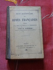 Petit Dictionnaire des Rimes