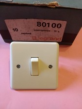 Interrupteur Simple Allumage Neptune 1 Legrand Réf 801 00 Neuf 