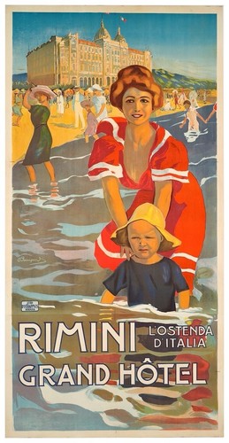 Affiche poster rimini - poster, hôtel