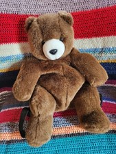 PETIT SAC À DOS OURS PELUCHE ENFANT ÉCOLE MATERNELLE GOÛTER JOUET 