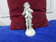 joueur de flute en biscuit,signé Samson et Kaesback,circa 1900,H 205mm