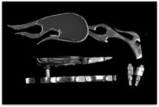 Paire de Retroviseur Flammes