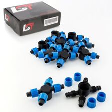10X Raccords De Distribution À 4 Voies Pour Tuyaux PE Irrigation 17Mm