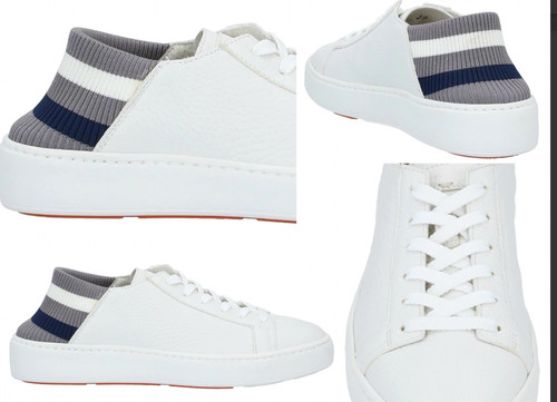 Santoni cuir bas - cuir, top