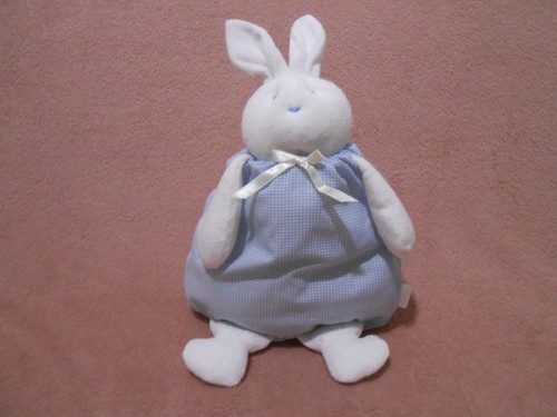 Doudou peluche lapin blanc - peluche,