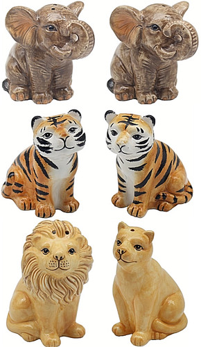 Safari animal salt pepper - safari, &