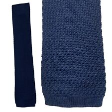 Vintage 60s Bleu Tricot Coton