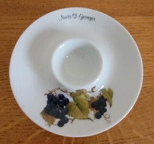 Coquetier en porcelaine Anne EHRET Nuits-Saint-Georges/raisin vin vigne vignoble