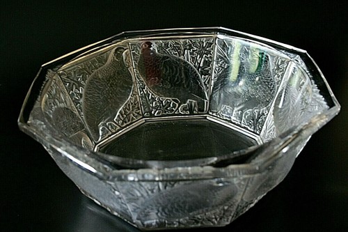 Lalique coupe aux - perdrix, 1940