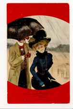 Kirchner signé - Dell'Aquila D22-1 - Série COUPLES BETWEEN RED BORDERS