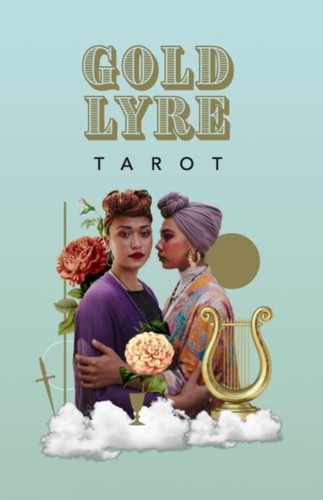 Gold lyre tarot - lyre, by