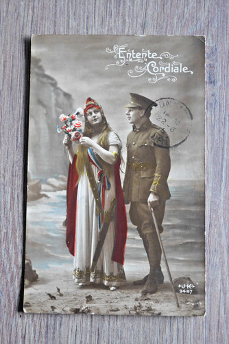 Carte postale ancienne la - carte,