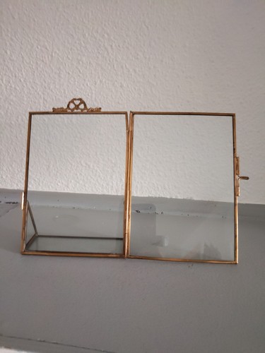 Cadre verre double pied - cadre,