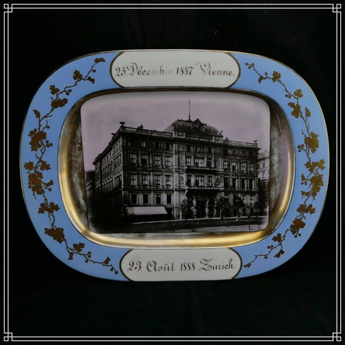 Rare plat porcelaine de - rare,