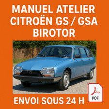 Manuel Atelier Citroën GS GSA