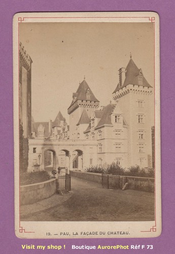 Cdv pau façade du - pau,,