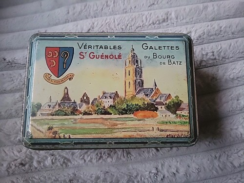 Boîte tôle métal ancienne - boîte,