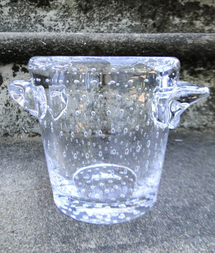 Rare vase oreilles verre - a,