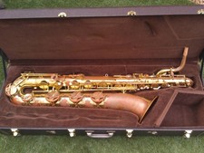 Saxophone baryton YAMAHA YBS 41 avec étui rigide, il y a de la rouille du Japon