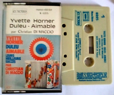 Yvette Horner, Duleu, Aimable "Par Christian Di Maccio" K7 audio TBE