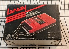 Vintage LANSAY M 135  Lecteur enregistreur de K7 portable Pour Ordinateur TBE