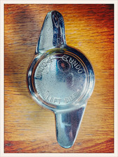 Ancien écrou, Papillon de roue en métal Chromé - VINTAGE - Left Side - AB 415 8R