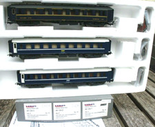 Ls Models 49 124-3 H0 Ciwl Wagon Lit en Jeu 3-teilig Ten + Uic 1974 SNCF Epoque