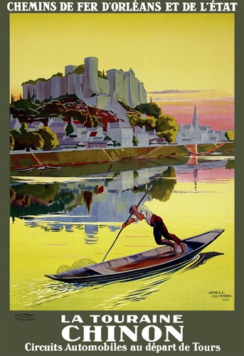 Affiche chemin fer orléans - de,