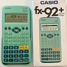 Calculatrice Casio FX-92+ Spéciale Collège - Boite D’origine Avec Notice