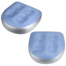 QWORK® 2 Pièces Coussin de Siège Gonflable, Coussin Spa, Coussin Baignoire av...