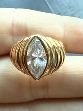 Ancienne Bague Plaquer Or 18k