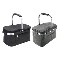 Panier de pique-nique isotherme pliable pour randonnée, voyage
