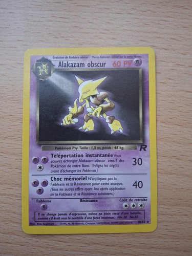 Carte pokémon alakazam - :,