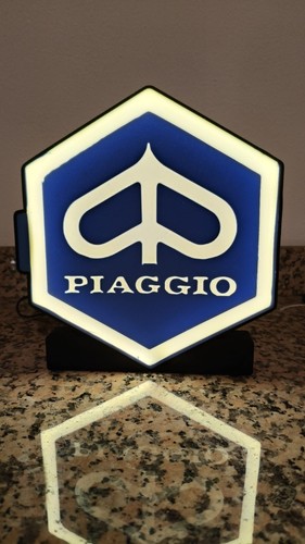 Enseigne lumineuse piaggio - enseigne, led