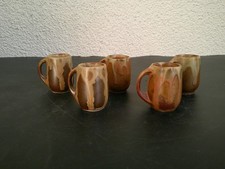 VERRES A LIQUEUR ART DECO DENBAC N° 191 LOT DE 5