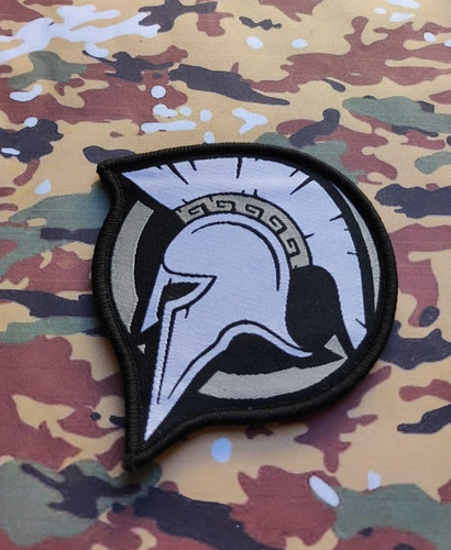 Patch spartan casque soldat - spartan, de