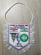FANION FOOTBALL  COUPE de FRANCE  1989/1990  US VALENCIENNES - ASSE St ETIENNE