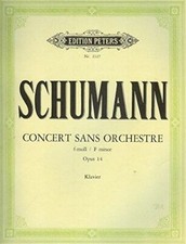 Edition Peters Concert Sans orchestre F moll Op,14 3eme grande sonate Piano